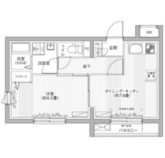東京都北区田端５丁目 賃貸マンション 1DK