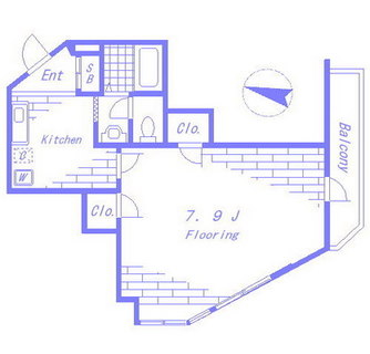 東京都北区田端新町１丁目 賃貸マンション 1K