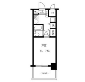 東京都北区田端新町３丁目 賃貸マンション 1K