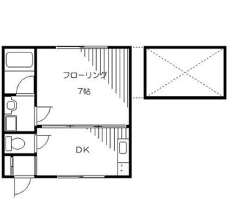 東京都北区田端新町２丁目 賃貸アパート 1DK