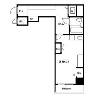 東京都北区田端新町３丁目 賃貸マンション 1K