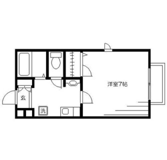 東京都北区田端２丁目 賃貸アパート 1K