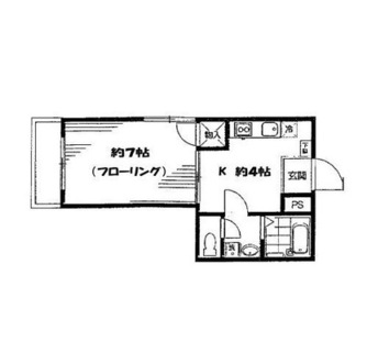 東京都北区東田端２丁目 賃貸マンション 1K